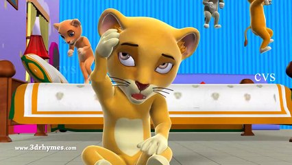 5 Little Lion Cubs _ Five Littl s Jumping on the Bed - Kids' Song