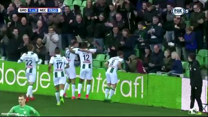 Goal Mimoun Mahi - FC Groningen 1 - 0 NEC Nijmegen