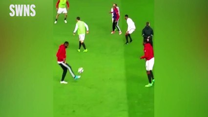 Quand Paul Pogba se prend une mine la où ça fait mal !