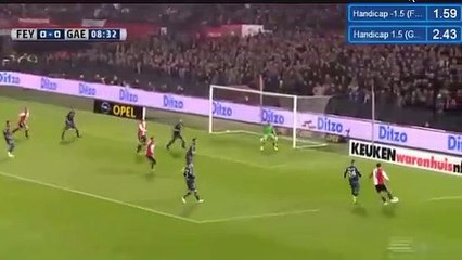 Jens Toornstra Goal HD - Feyenoord 1-0 Go Ahead Eagles 05.04.2017