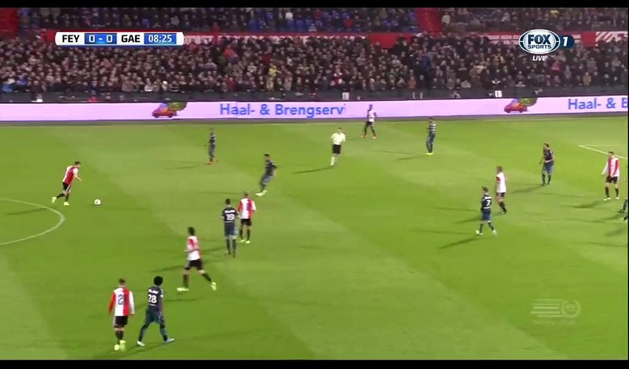 Jens Toornstra Goal HD - Feyenoord 1-0 G.A. Eagles - 05.04.2017