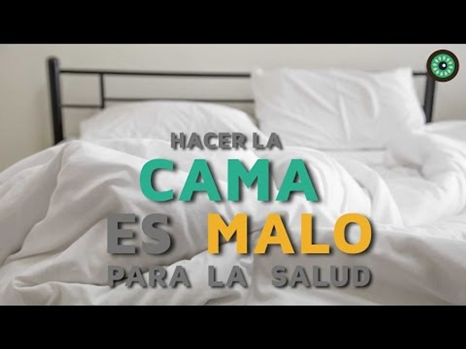 Hacer la cama es malo para la salud