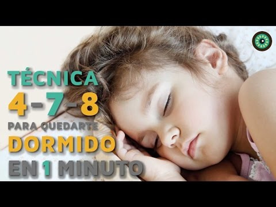 La técnica 4-7-8 para quedarte dormido en 1 minuto
