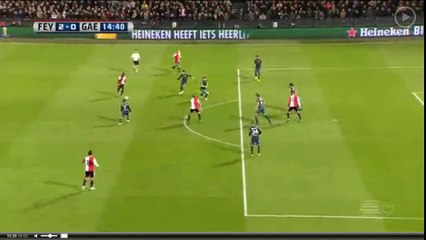 Elia Goal - Feyenoord vs G.A. Eagles 2-0  05.04.2017 (HD)