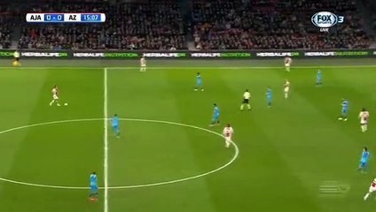 Bertrand Traore GOAL HD - Ajax 1-0 AZ Alkmaar 05.04.2017