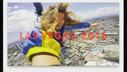 Sabri'nin eşi 5500 metreden böyle atladı