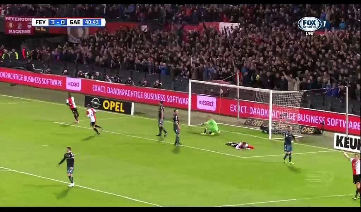 Jens Toornstra Goal HD - Feyenoord 4-0 G.A. Eagles - 05.04.2017