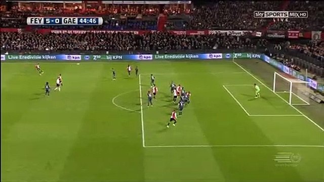 Jan-Arie Van der Heijden Goal HD - Feyenoord-t5-0-tG.A. Eagles 05.04.20175