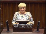 Poseł Małgorzata Pępek - Wystąpienie z dnia 05 kwietnia 2017 roku.