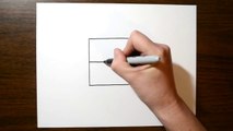 How to Draw 3D Hole on Paper for Kids - Very Easy Trick Art!-yT4xq6