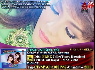 Ria Amelia - Cinta Semalam (DiGi FREE CT - May 2013)