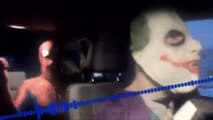 Spiderman & Joker Dancing in Car Hip Hop! - Whip Nae Nae - In Real Life Superheroe