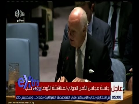 غرفة الأخبار | كلمة المبعوث الأممي دي ميستورا بشأن الأوضاع في حلب