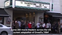 US movie theaters screen '1984' in Trump protest