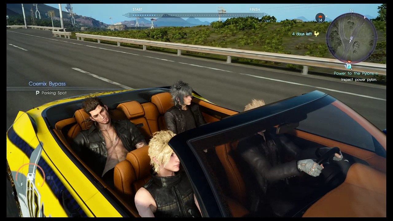 FINAL FANTASY XV_stuck underneath