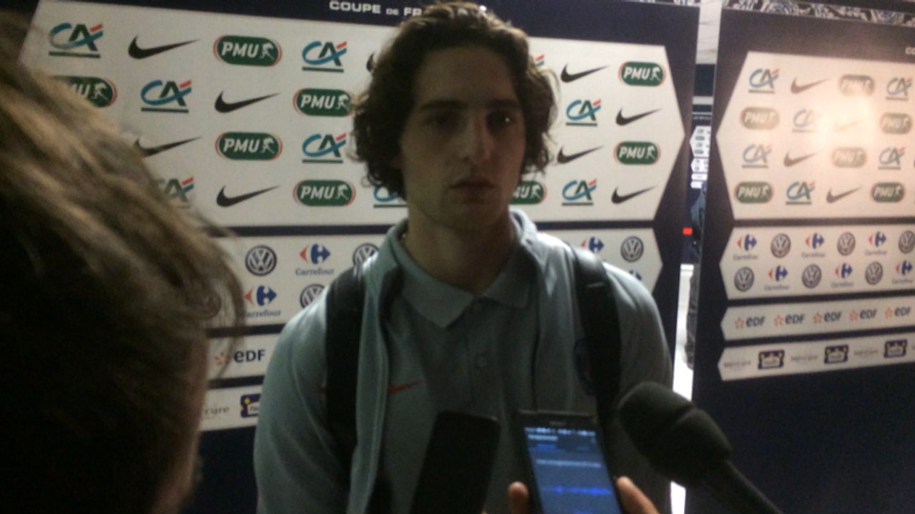La réaction d'Adrien Rabiot