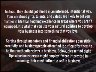9 Tips For Being A More Authentic Businessperson | Michael E. Parker