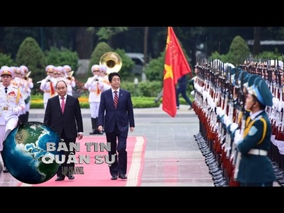 Lễ đón Thủ tướng Nhật Bản Abe tại Phủ Chủ tịch