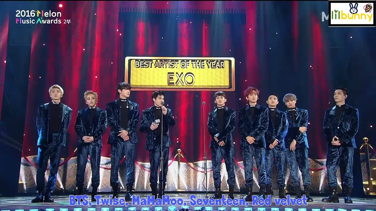melon 2016 - EXO Daesang