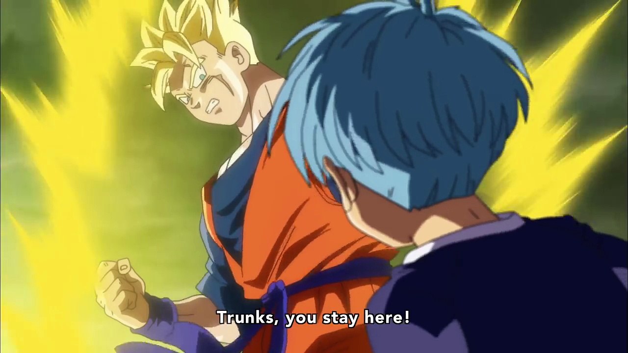 Future Trunks First Time Super Saiyan -Remastered (1080p)