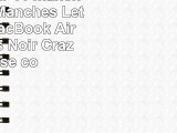 Macbook Air 11 manches GMYLE Manches Lettre pour MacBook Air 11 pouces  Noir Crazy Horse
