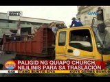 UB: Paligid ng Quiapo Church, nililinis para sa traslacion