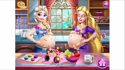 Disneys Princess Frozen Elsa and Barbie Best Pregnant Girlfriends BFFS