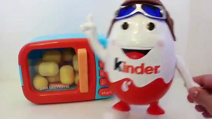 بيضة مفاجآت لعبة الميكرويف  كندر