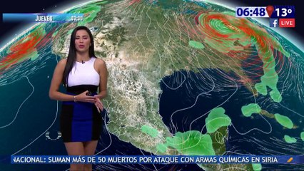 Susana Almeida Pronostico del Tiempo 5 de Abril de 2017