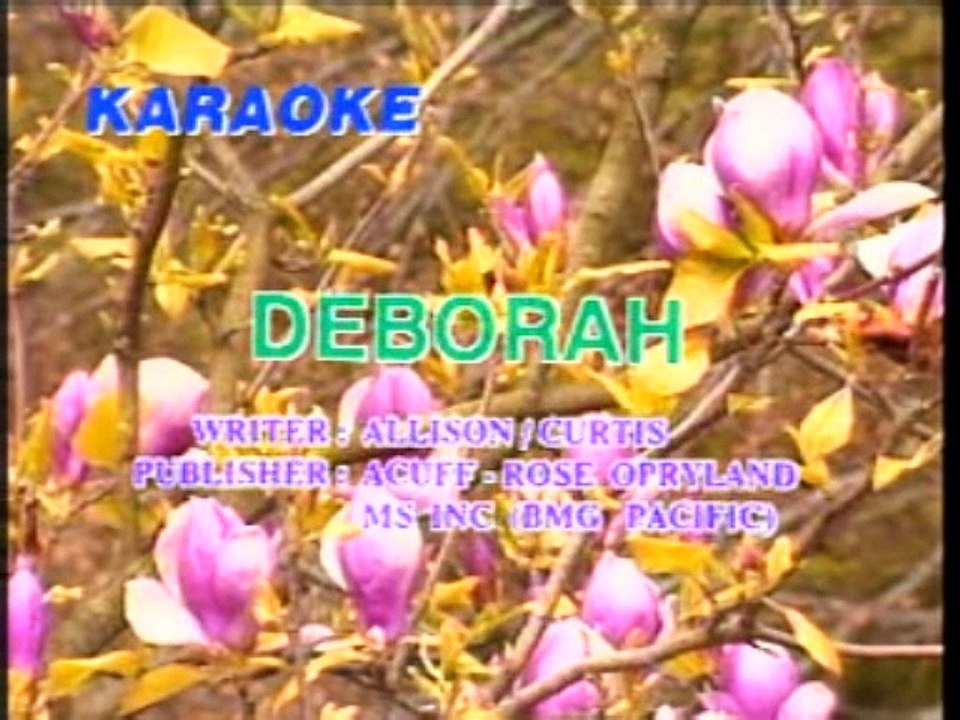 Deborah - Video Karaoke (PolyGram)