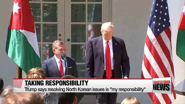 Resolving North Korea problem is 'my responsibility': Trump