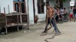 Snake Charmer Carries 13 Foot Cobra Around Neck