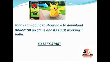 How to download pokemon go game 100% working and very easy to download