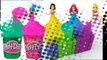 DIY How to Make Play Doh Tubs Modelling Clay Glitter Disney Princess Dresses Magiclip Modeling Clay-D_xMBjWr5