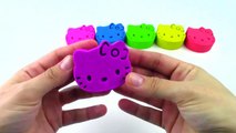 Rainbow Colors Kinetic Sand Hello Kitty Mickey Mouse Toys for Kids Learn Colors-gN