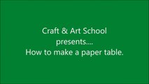 How to make origami paper table - 2 _ Origami _ Paper Folding Craft Videos & Tutorials.-gI-4rf