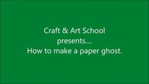 How to make origami paper ghost _ Origami _ Paper Folding Craft Videos & Tutorials.-RD7mHXo