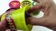 Learn Colors Play Doh Cups Modelling Clay Toys MARVEL AVENGERS, IRON MAN, CAPTAIN AMERICA, SPIDERMAN-Q75U7FcF