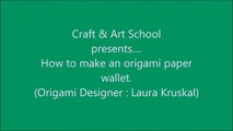 How to make origami paper wallet _ Origami _ Paper Folding Craft Videos & Tutorials.-i