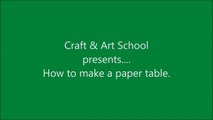 How to make origami paper table - 2 _ Origami _ Paper Folding Craft Videos & Tutorials.-gI