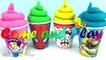 Play Doh Ice Cream Surprise Cups Disney Pixar Cars Toy Story Superhero Princess Learn Colors Kids-T