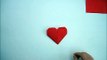 How to fold an origami heart - paper - simple - craft - paper work - hand work - folding instruction-v__C77K