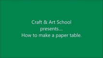 How to make origami paper table - 2 _ Origami _ Paper Folding Craft Videos & Tutorials.-gI-