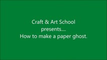 How to make origami paper ghost _ Origami _ Paper Folding Craft Videos & Tutorials.-RD7mHX