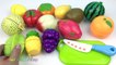 Toy Cutting Velcro Fruits Cooking Playset Food Toys Play Doh Cars Learn Colors Fun Learning Kids-Ukc