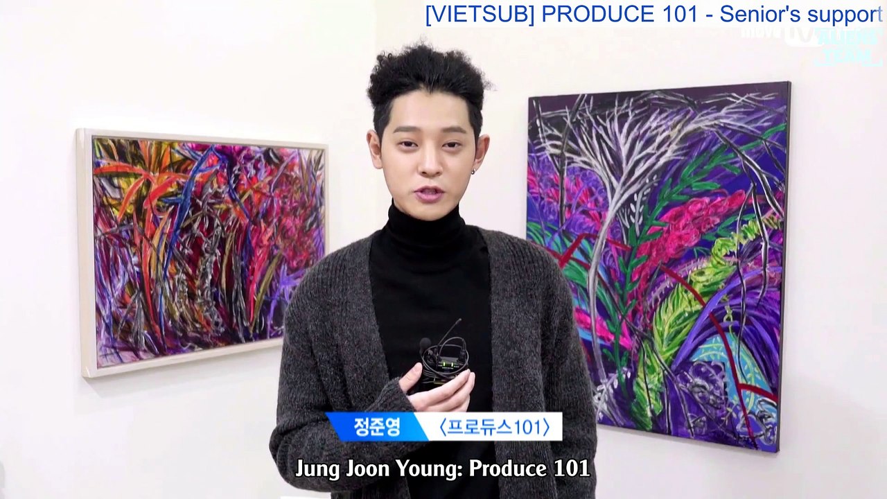 [VIETSUB || ALIENS TEAM] PRODUCE 101 SEASON 2 | Senior's support message relay
