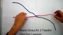 Scoubidou Anleitung einfach - Runde Knoten - Bänder Basteln _ flechten-MH