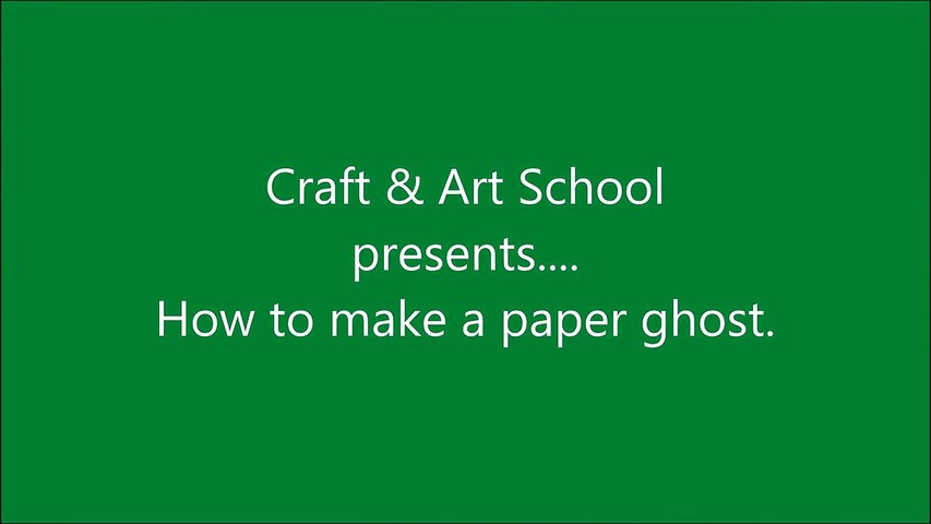 How to make origami paper ghost _ Origami _ Paper Folding Craft Videos & Tutorials.-RD7mH