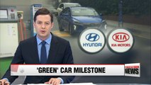 Hyundai, Kia sold combined 500,000 'green' cars worldwide as of March