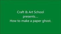 How to make origami paper ghost _ Origami _ Paper Folding Craft Videos & Tutorials.-RD7mHXoa